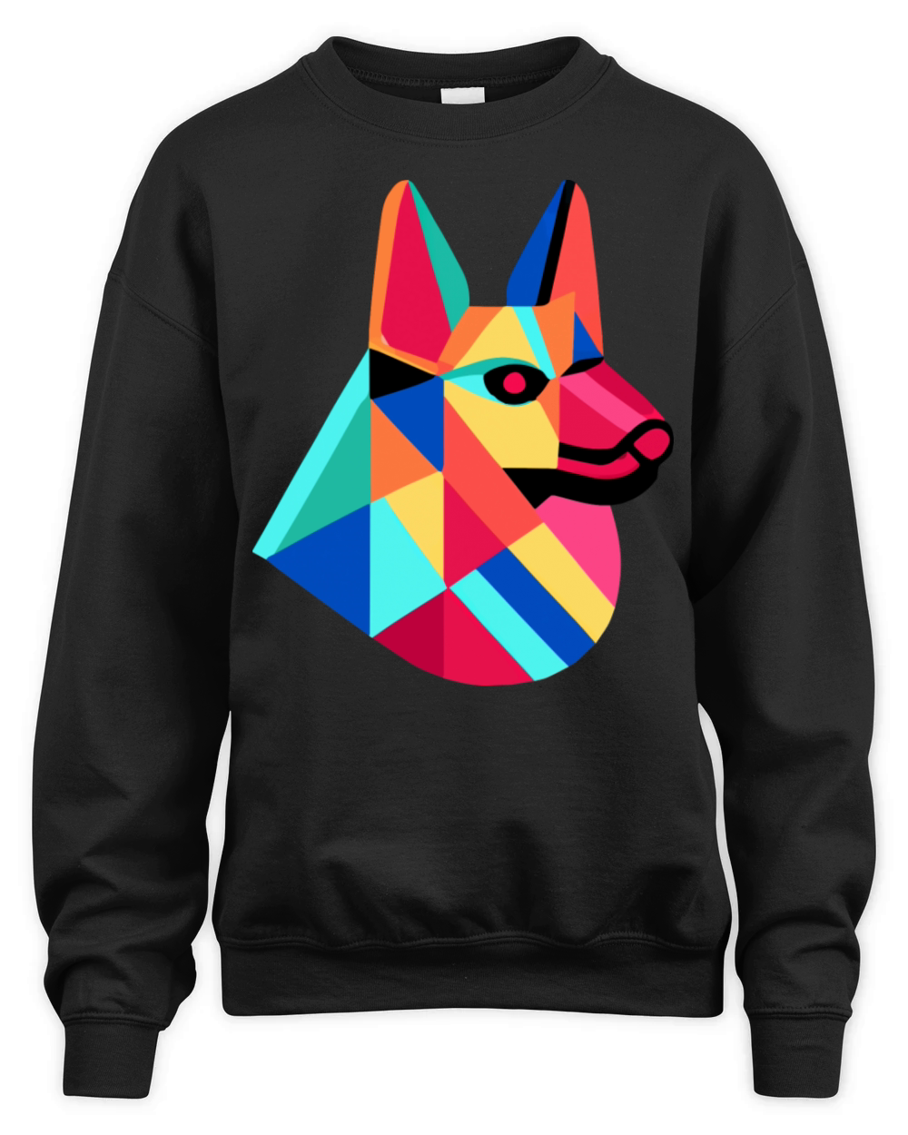 German Shepherd Pop Art Dog Owner Vintage Men Unisex Premium Crewneck Sweatshirt