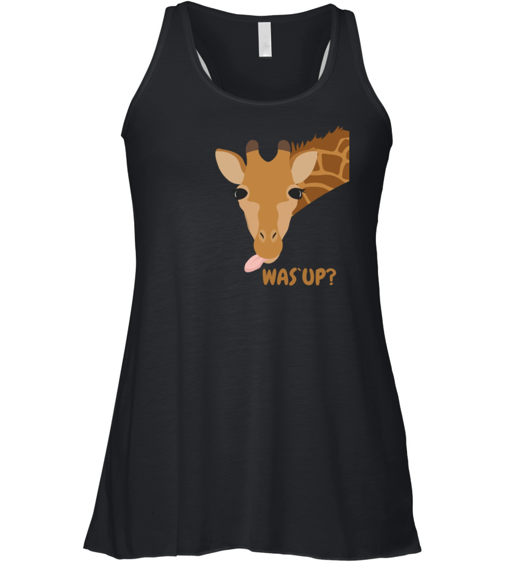 Giraffe T Shirt Funny Graphic Shirt For Women Kids Women's Flowy Tank Top