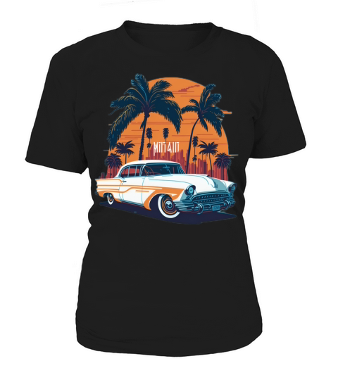 A beautiful classic car on Miami Street Women's T-Shirt