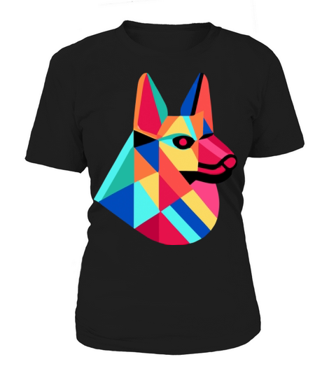 German Shepherd Pop Art Dog Owner Vintage Men Women's T-Shirt