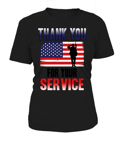 Veterans Day Thank You For Your Service Women's T-Shirt
