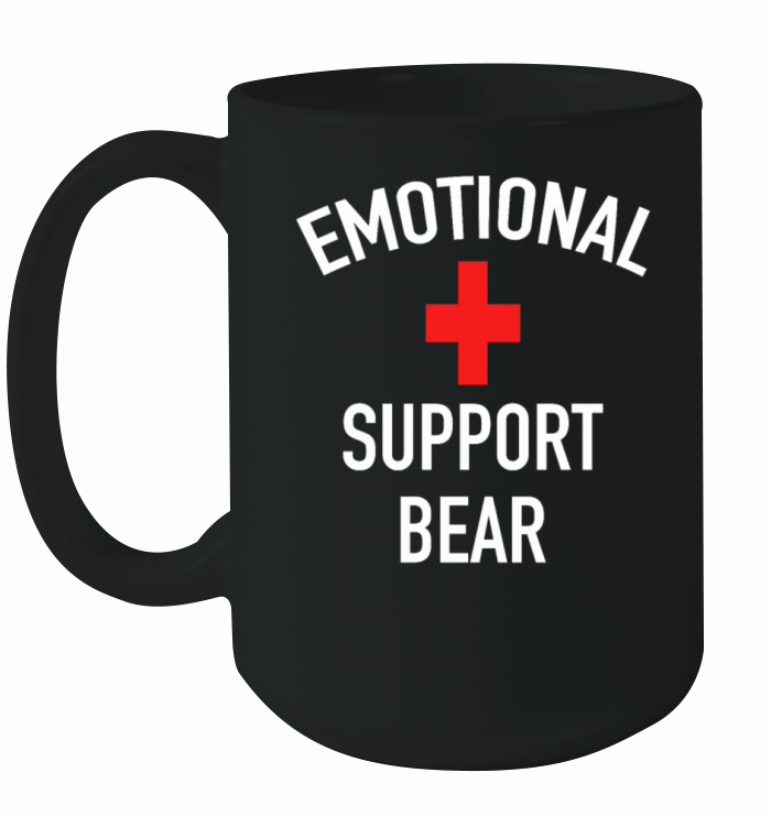 Emotional Support Bear Ceramic Mug
