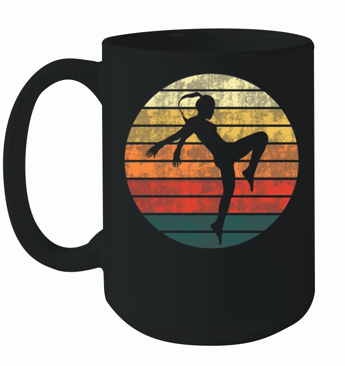 Kickboxer Kickboxing Retro Vintage Gift Women Ceramic Mug