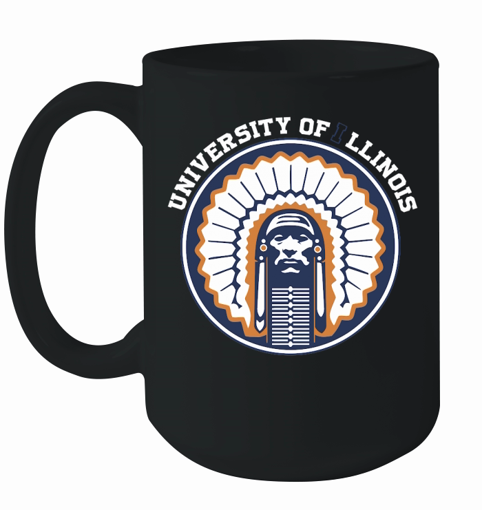 U Of I Illinois Chief Ceramic Mug