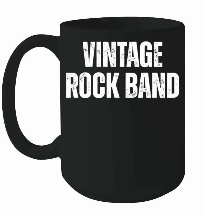 Vintage Rock Band Ceramic Mug