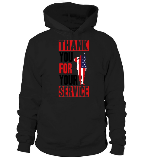 Veterans Day Thank You For Your Service Hoodie Unisex
