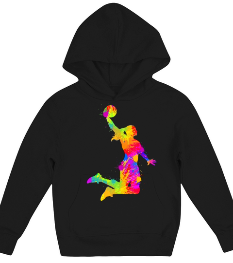 Basketball Girl Women Girlsbasketball playerbasket Kids Hoodie