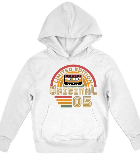 Best Of 2005 Original Vintage Birthday Gift 2005 Kids Hoodie
