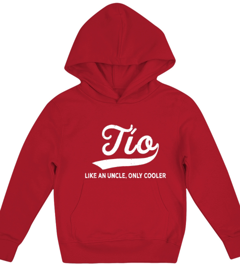Mens Funny Tio Gift Like An Uncle Only Cooler Kids Hoodie