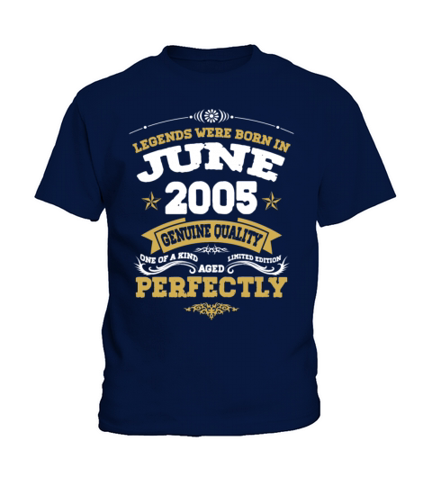 Vintage Aged To Perfection June 2005 Kids T-Shirt