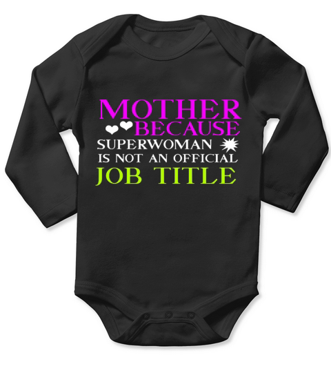 Best Mother Mom Mummy Mama Mother s Day Baby Child Long Sleeve Baby One-Piece