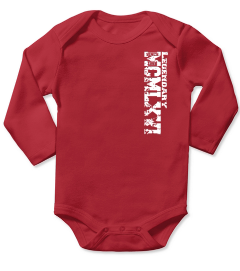 Birthday gift legandary vintage 1966 Long Sleeve Baby One-Piece