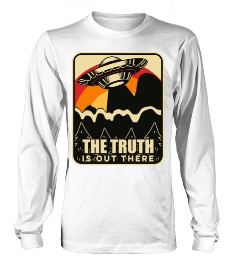 Funny Vintage UFO Alien Long sleeved Unisex