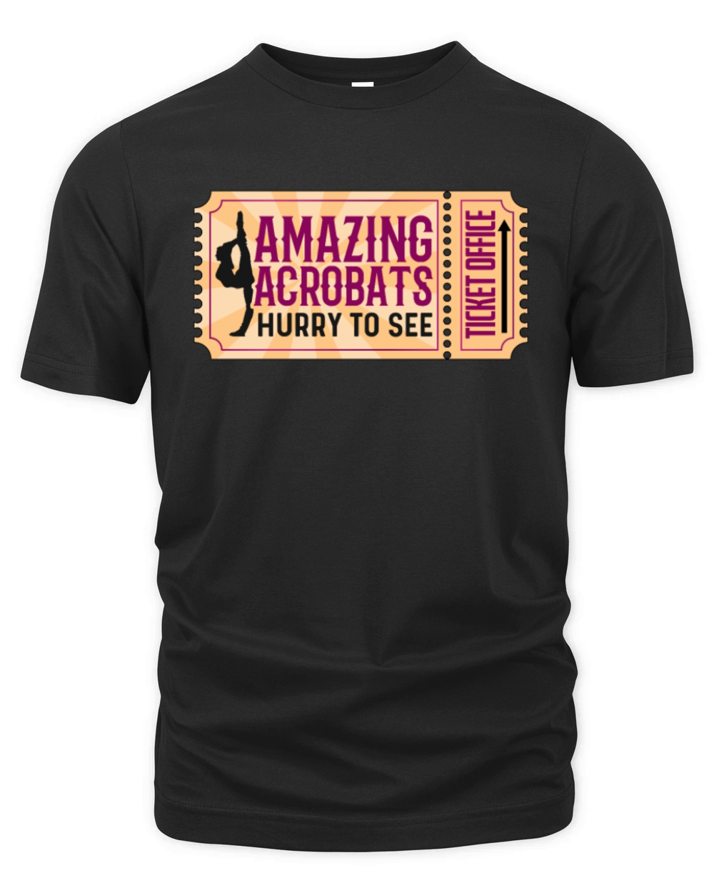 Contortion Amazing Acrobats Hurry To See Aerialist Organic Unisex T-shirt