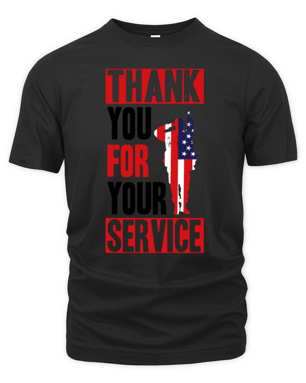 Veterans Day Thank You For Your Service Organic Unisex T-shirt