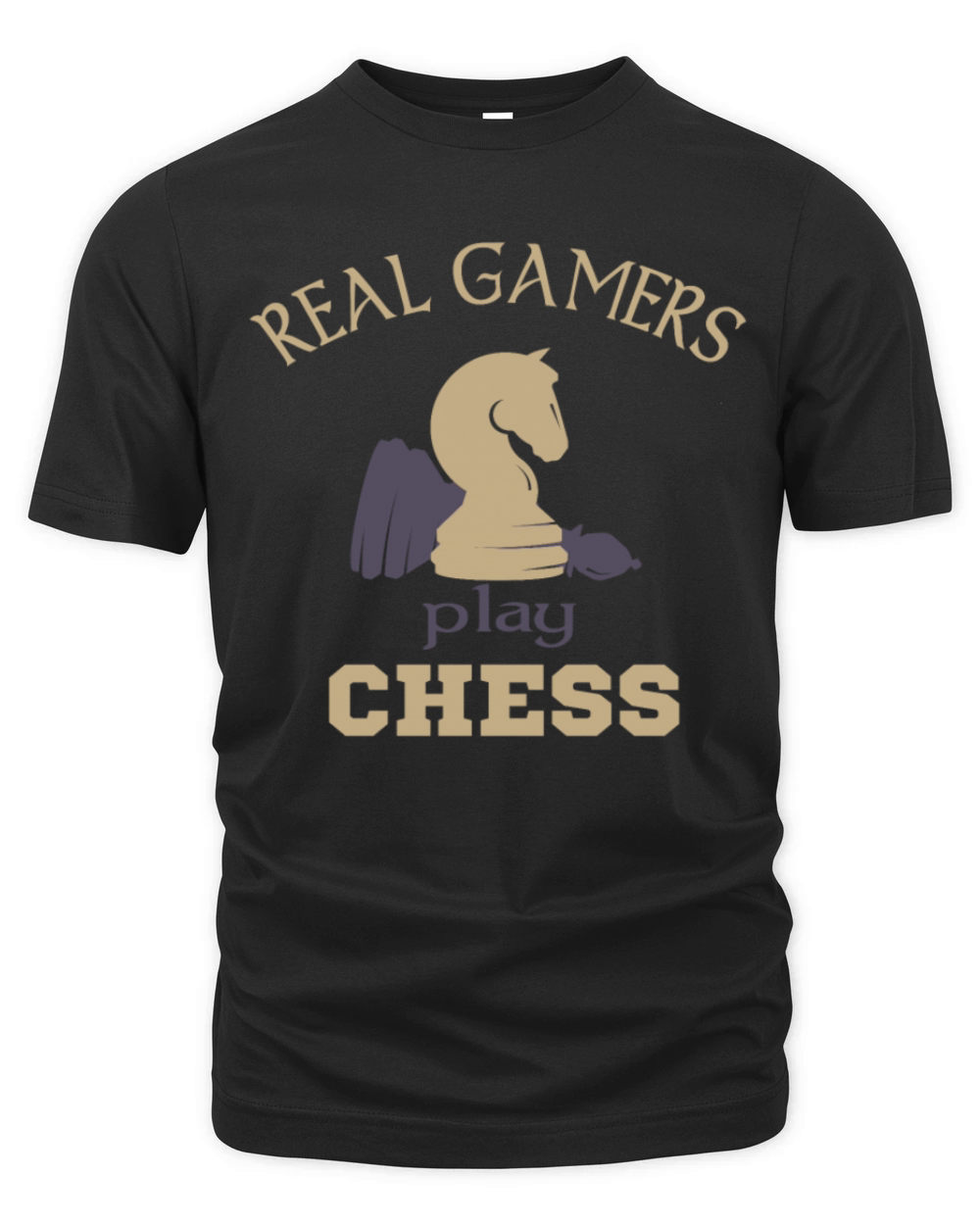 Vintage Chess Pieces Knight Chess Saying Gamer Organic Unisex T-shirt
