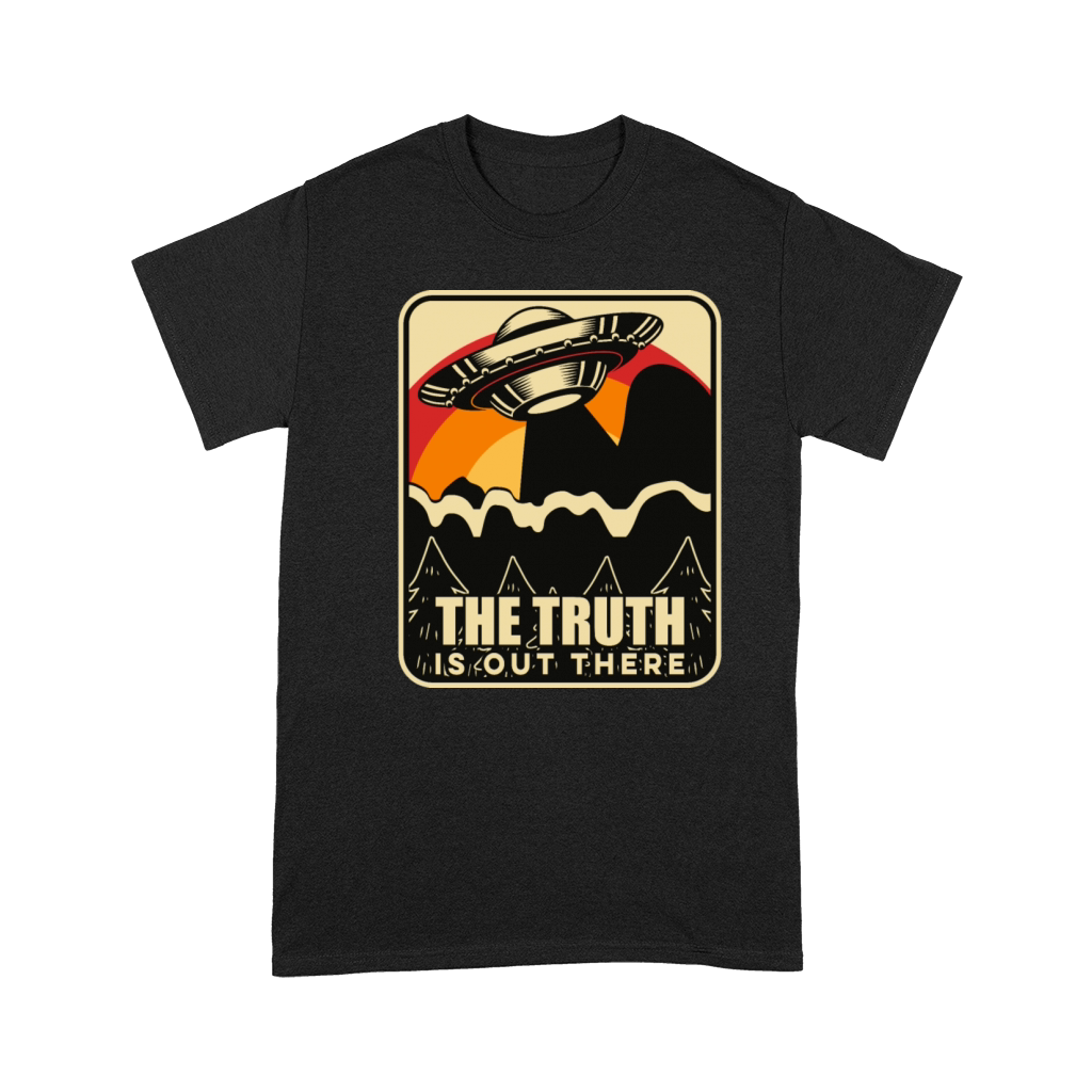 Funny Vintage UFO Alien Premium T-shirt