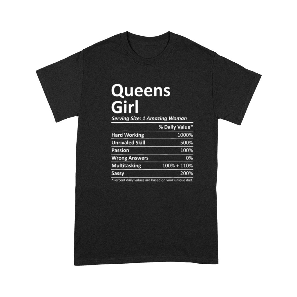 QUEENS GIRL NY NEW YORK Funny City Home Roots USAs Premium T-shirt