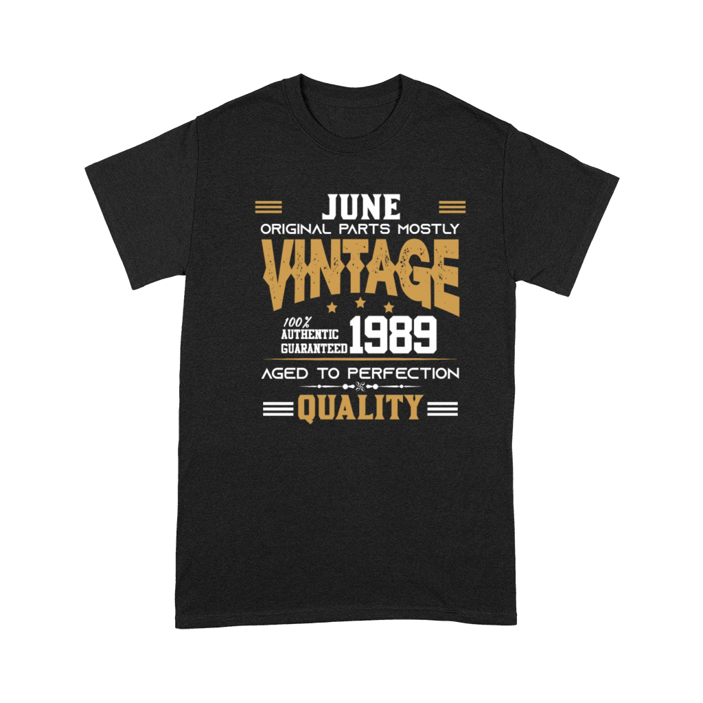 Vintage Aged To Perfection June 1989 Premium T-shirt