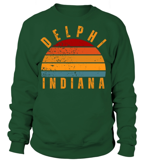 Delphi Indiana Vintage Retro Sweatshirt Unisex