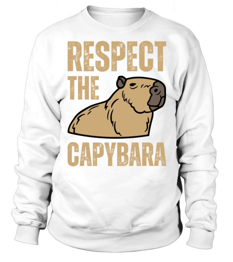 RESPECT THE CAPYBARA Ok I Pull Up Capibara Animal Sweatshirt Unisex