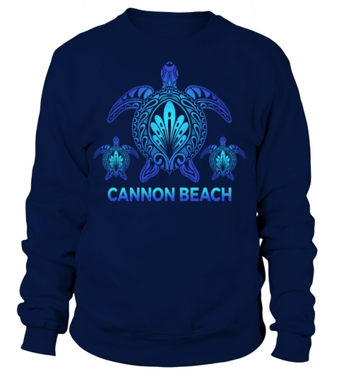 Vintage Cannon Beach Oregon OR Turtle Souvenirs Sweatshirt Unisex