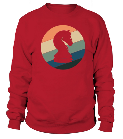 Vintage Knight Chess Pieces Chess Player Fan Sweatshirt Unisex