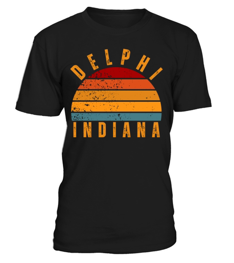 Delphi Indiana Vintage Retro T-Shirt Unisex