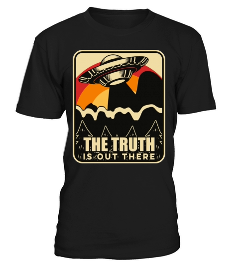 Funny Vintage UFO Alien T-Shirt Unisex
