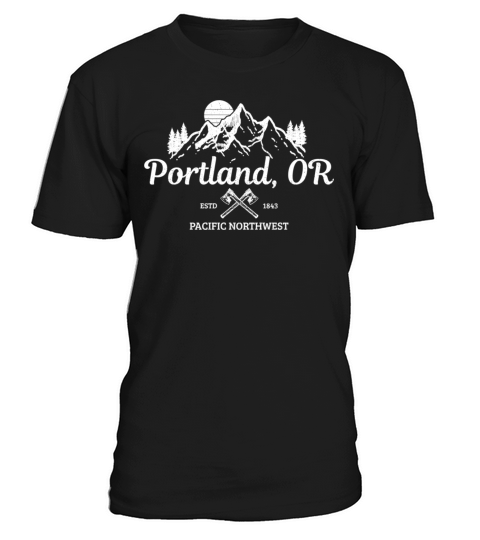 Portland Oregon PNW Pacific Northwest Vintage T-Shirt Unisex