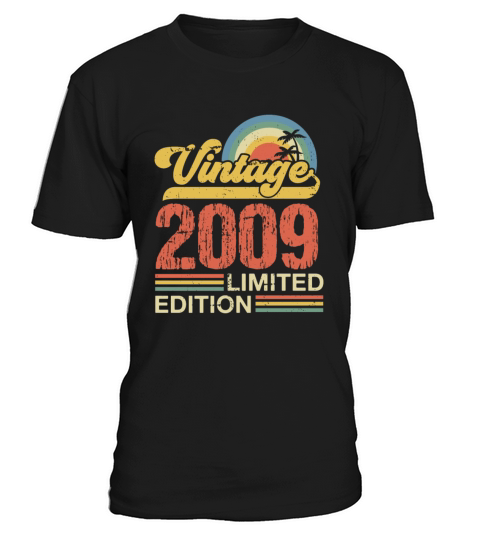 Retro Vintage 2009 Limited Edition T-Shirt Unisex