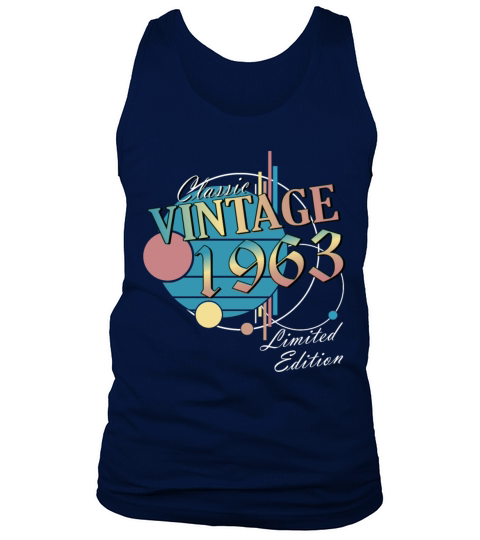 60th birthday 1963 60 er birthday Tank Top Unisex