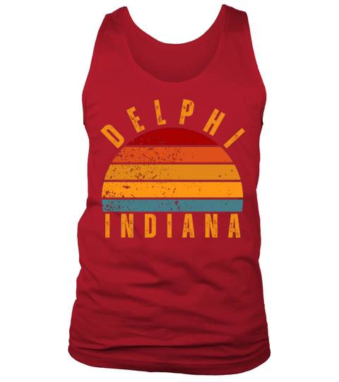 Delphi Indiana Vintage Retro Tank Top Unisex