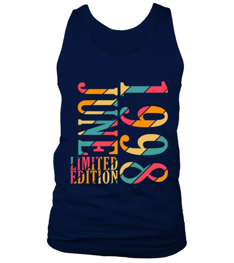 June 1998 vintage birthday gift 25 years Tank Top Unisex