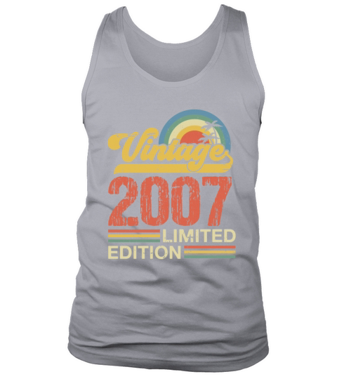 Retro Vintage 2007 Limited Edition Tank Top Unisex