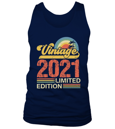 Retro Vintage 2021 Limited Edition Tank Top Unisex
