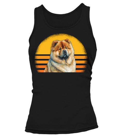 Chow Chow Dog Retro Vintage Tank top Woman