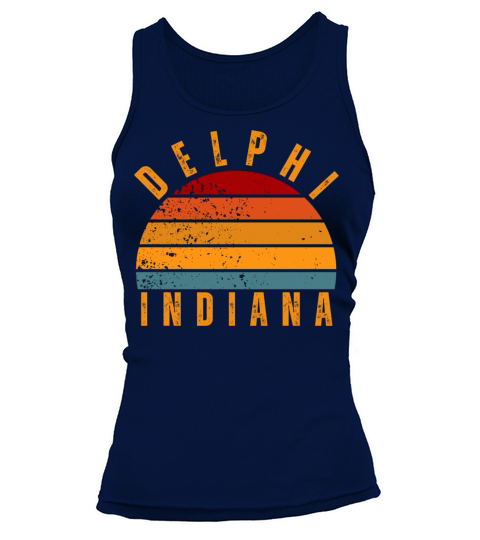 Delphi Indiana Vintage Retro Tank top Woman