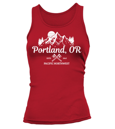 Portland Oregon PNW Pacific Northwest Vintage Tank top Woman