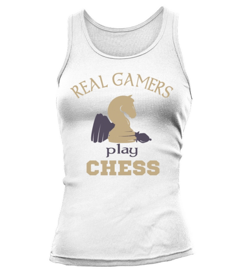 Vintage Chess Pieces Knight Chess Saying Gamer Tank top Woman