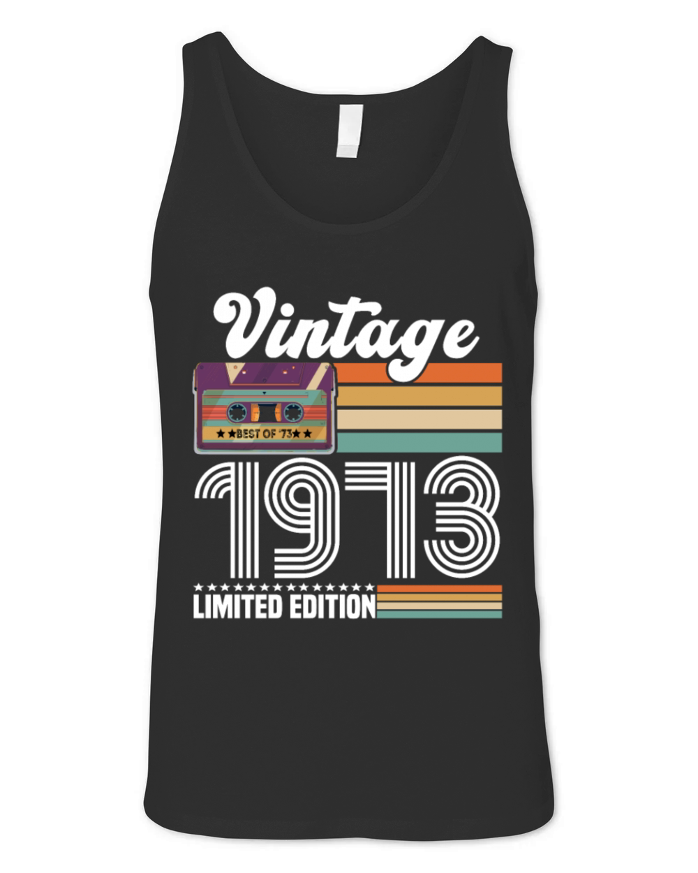 50 Year Old Gifts Vintage 1973 Limited Edition Unisex Jersey Tank
