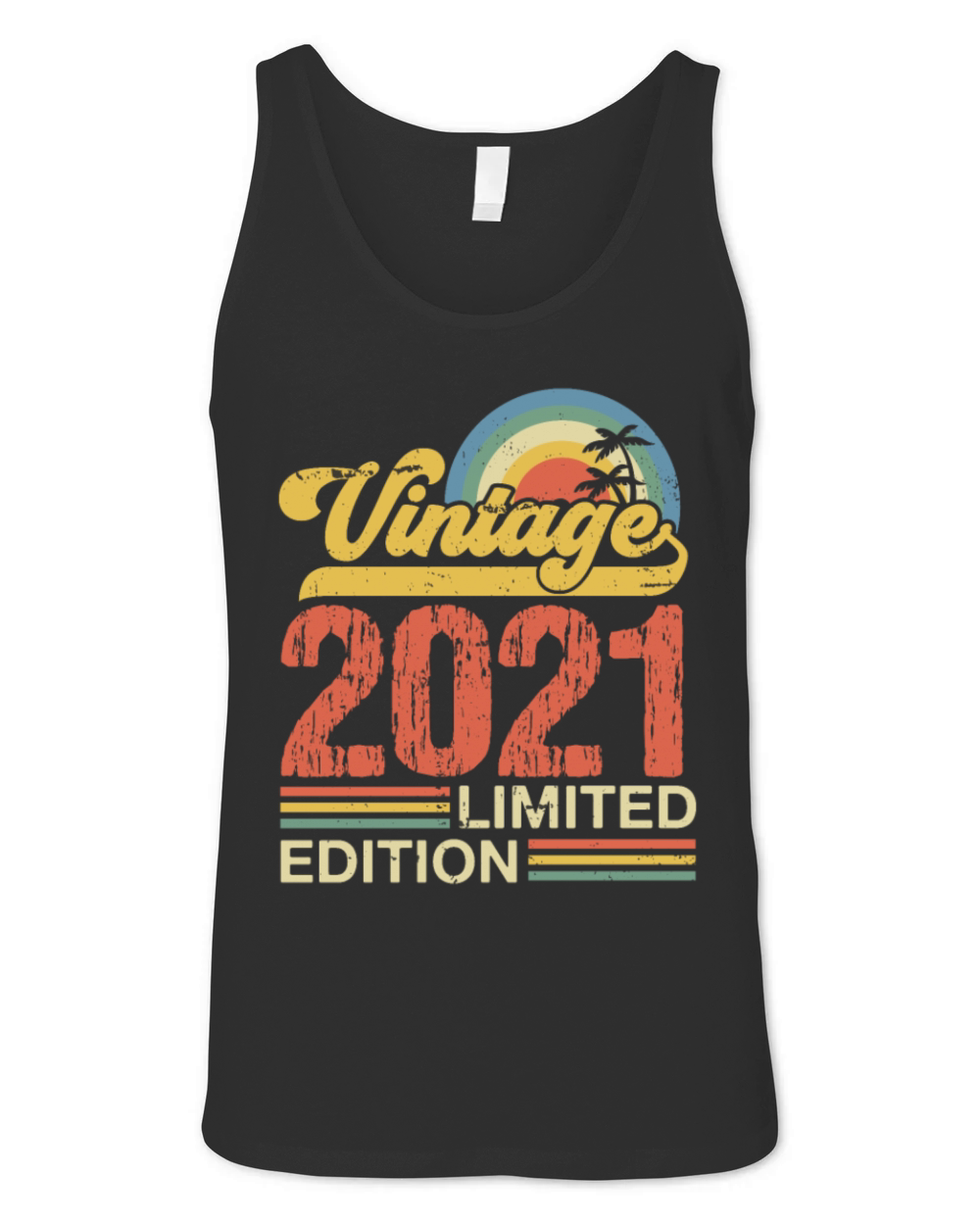 Retro Vintage 2021 Limited Edition Unisex Jersey Tank