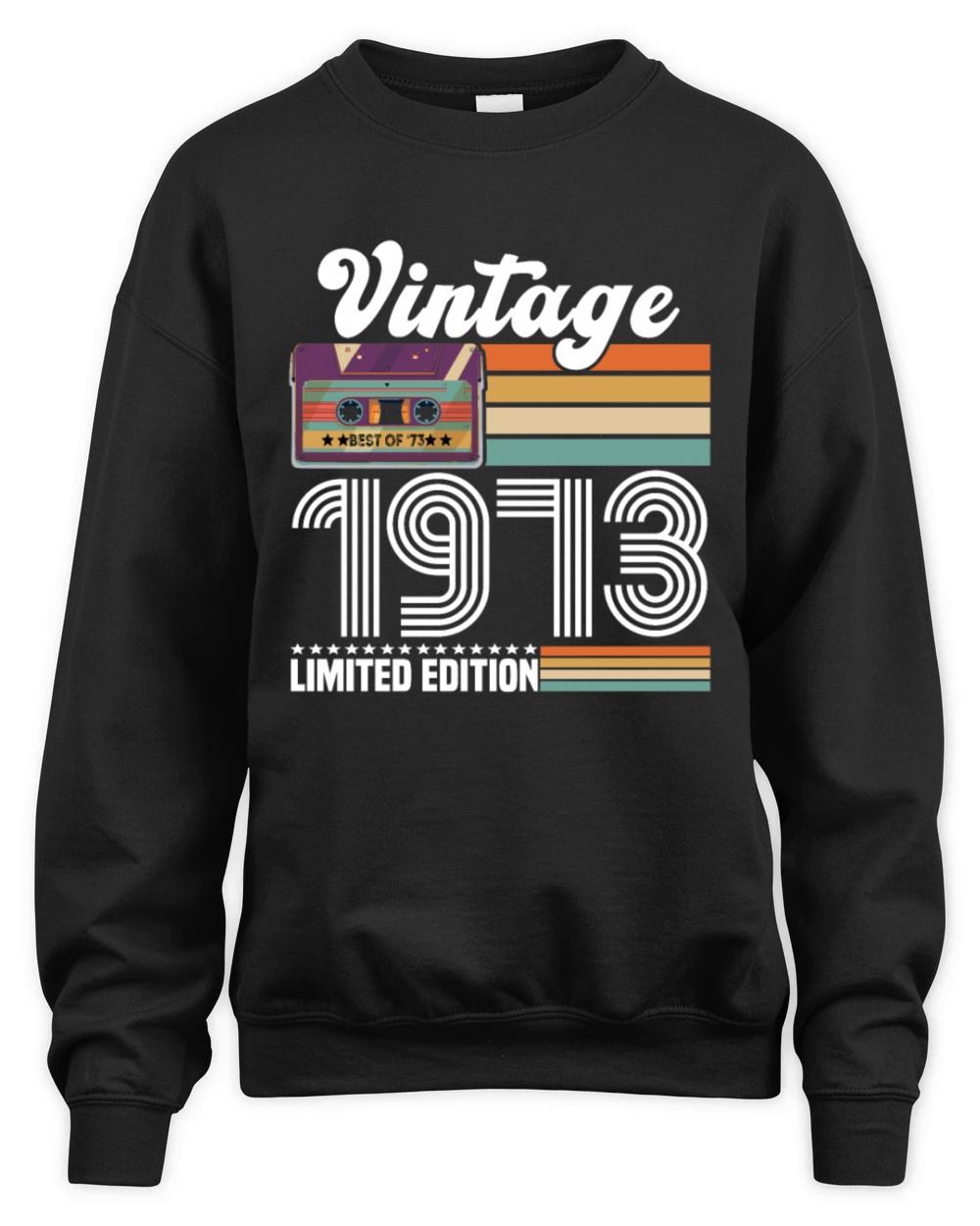 50 Year Old Gifts Vintage 1973 Limited Edition Unisex Premium Crewneck Sweatshirt