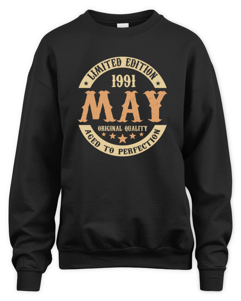 May 1991 Vintage Birthday Present Unisex Premium Crewneck Sweatshirt