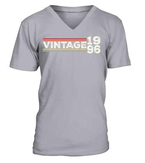 Vintage 1996 Gifts Legend for 27 Years Old - 27th V-Neck T-shirt