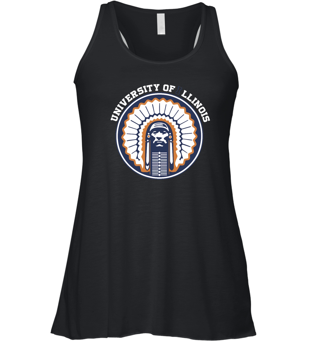 U Of I Illinois Chief Women's Flowy Tank Top