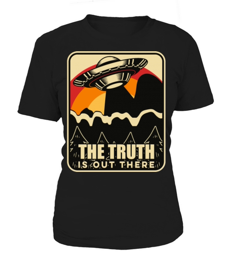 Funny Vintage UFO Alien Women's T-Shirt