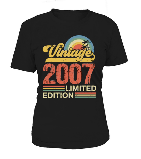 Retro Vintage 2007 Limited Edition Women's T-Shirt