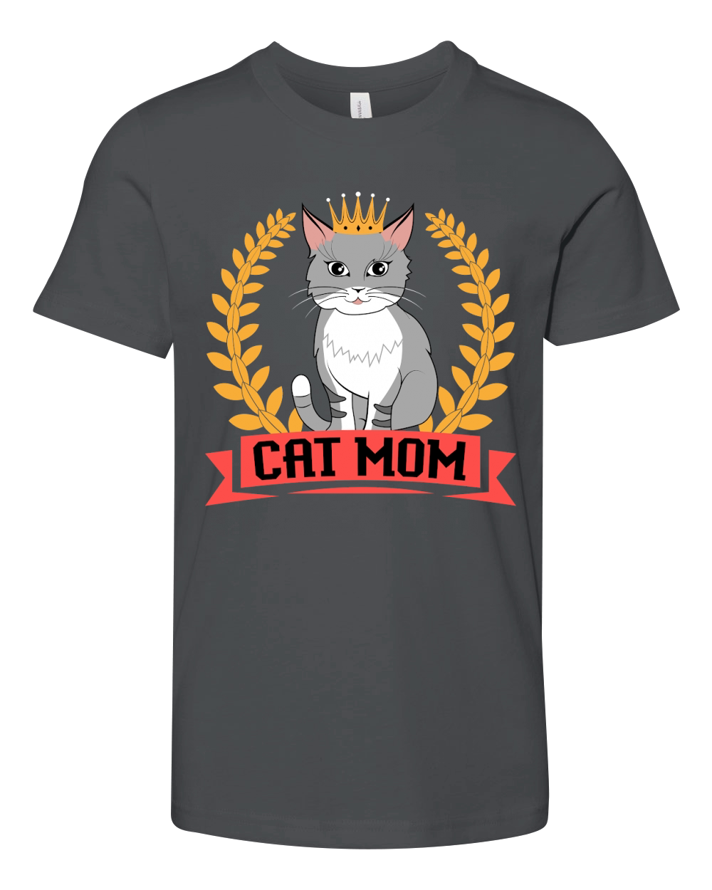 Mother Day Tshirt Cat Mom Youth Unisex Jersey Tee