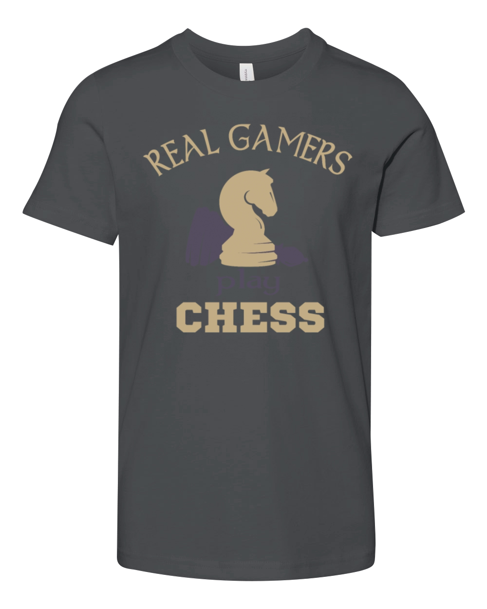 Vintage Chess Pieces Knight Chess Saying Gamer Youth Unisex Jersey Tee